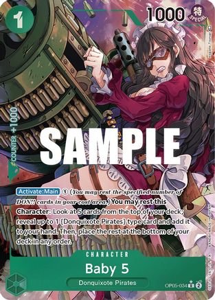 Baby 5 (034) (Alternate Art) (OP05-034) [Awakening of the New Era] Foil - Deck Out Gaming