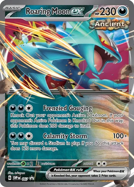 Roaring Moon ex - 067 (67) [SV: Scarlet & Violet Promo Cards] Holofoil