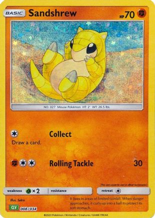 Sandshrew (8) [Trading Card Game Classic] Holofoil - Deck Out Gaming