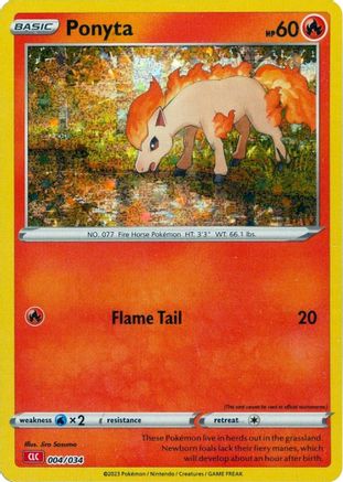 Ponyta (4) [Trading Card Game Classic] Holofoil - Deck Out Gaming