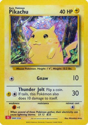 Pikachu (8) [Trading Card Game Classic] Holofoil - Deck Out Gaming