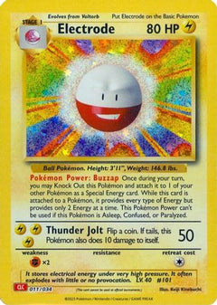 Electrode (11) [Trading Card Game Classic] Holofoil - Deck Out Gaming