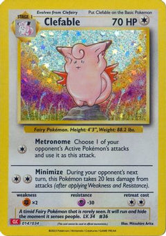 Clefable (14) [Trading Card Game Classic] Holofoil - Deck Out Gaming