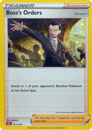 Boss's Orders (CLC) (19) [Trading Card Game Classic] Holofoil - Deck Out Gaming