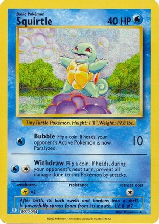Squirtle (1) [Trading Card Game Classic] Holofoil - Deck Out Gaming