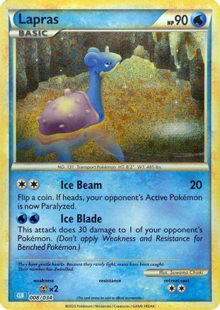 Lapras (8) [Trading Card Game Classic] Holofoil - Deck Out Gaming