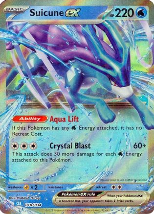 Suicune ex (10) [Trading Card Game Classic] Holofoil - Deck Out Gaming