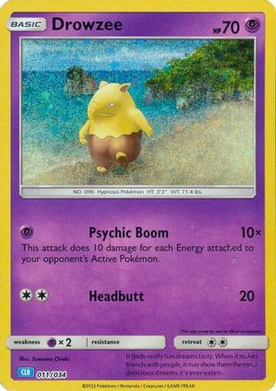 Drowzee (11) [Trading Card Game Classic] Holofoil - Deck Out Gaming