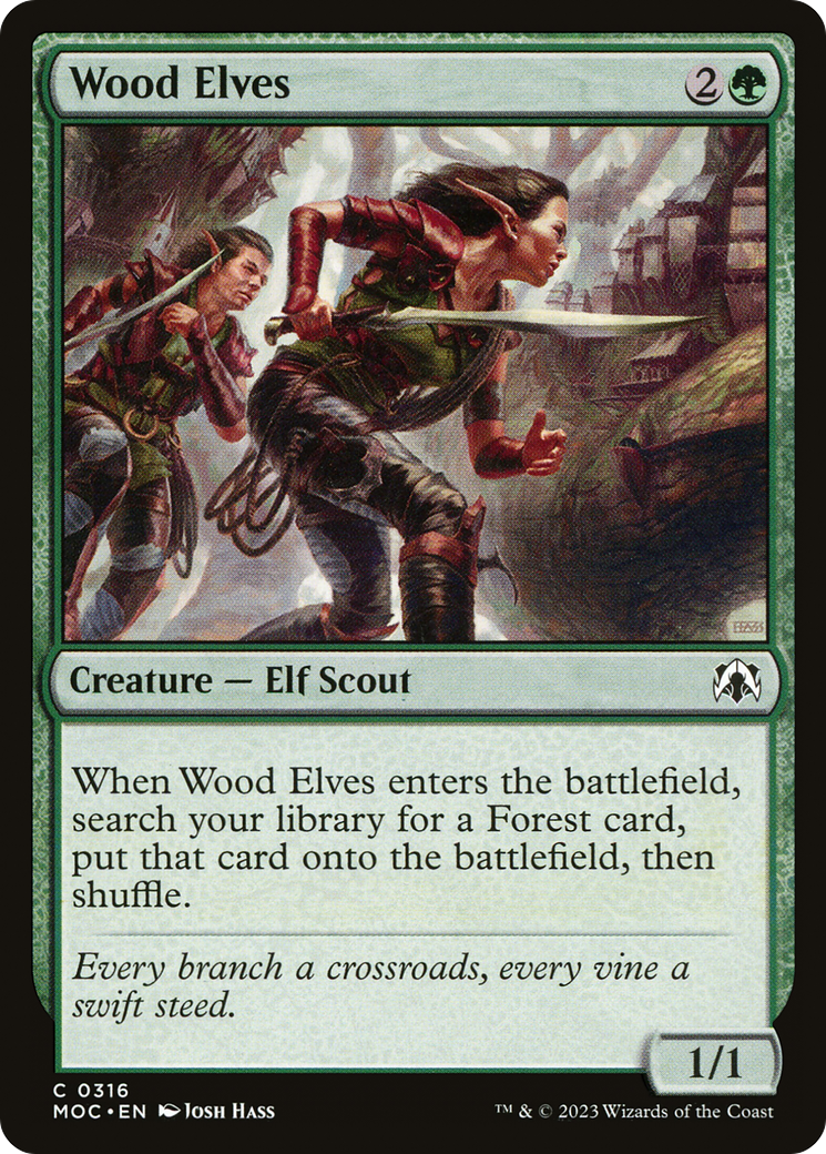Wood Elves (316) [March of the Machine Commander] - Deck Out Gaming