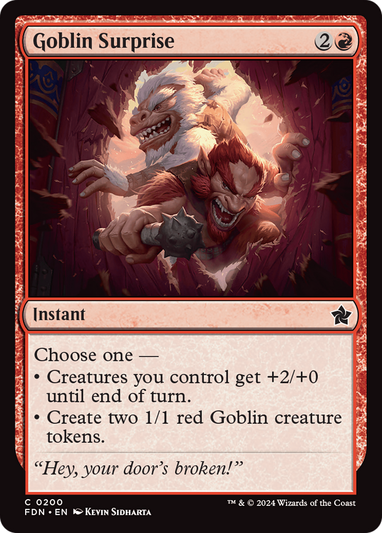 Goblin Surprise (200) [Foundations] - Deck Out Gaming