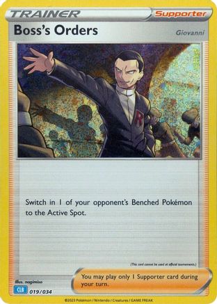 Boss's Orders (CLB) (19) [Trading Card Game Classic] Holofoil - Deck Out Gaming