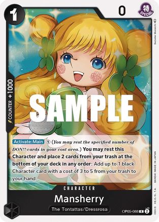 Mansherry (OP05-088) [Awakening of the New Era] Foil - Deck Out Gaming