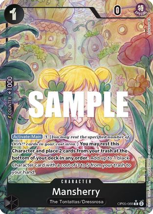 Mansherry (Alternate Art) (OP05-088) [Awakening of the New Era] Foil - Deck Out Gaming