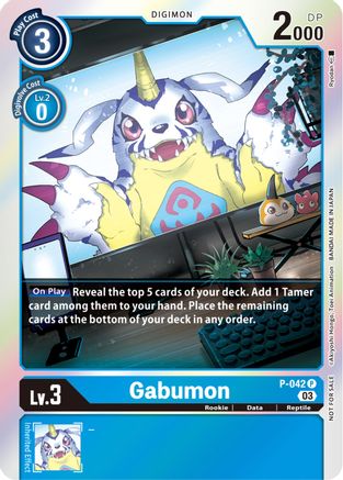 Gabumon (Winner Pack -Blast Ace-) (P-042) [Digimon Promotion Cards] Foil - Deck Out Gaming