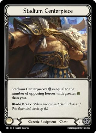 Stadium Centerpiece (HVY203) [Heavy Hitters] Cold Foil - Deck Out Gaming