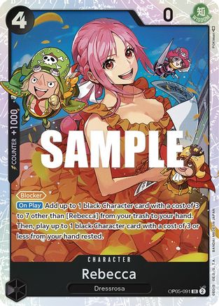 Rebecca (OP05-091) [Awakening of the New Era] Foil - Deck Out Gaming