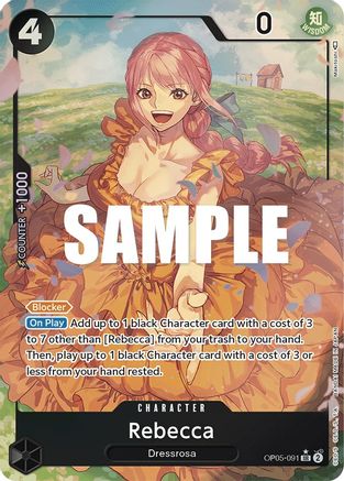 Rebecca (Alternate Art) (OP05-091) [Awakening of the New Era] Foil - Deck Out Gaming