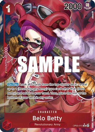 Belo Betty (015) (Alternate Art) (OP05-015) [Awakening of the New Era] Foil