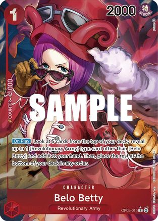 Belo Betty (015) (Alternate Art) (OP05-015) [Awakening of the New Era] Foil - Deck Out Gaming