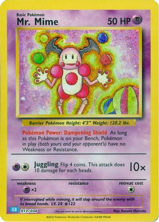 Mr. Mime (13) [Trading Card Game Classic] Holofoil - Deck Out Gaming
