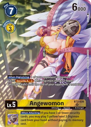 Angewomon - BT3-039 (Gift Box 2023) (BT3-039) [Release Special Booster] Foil - Deck Out Gaming