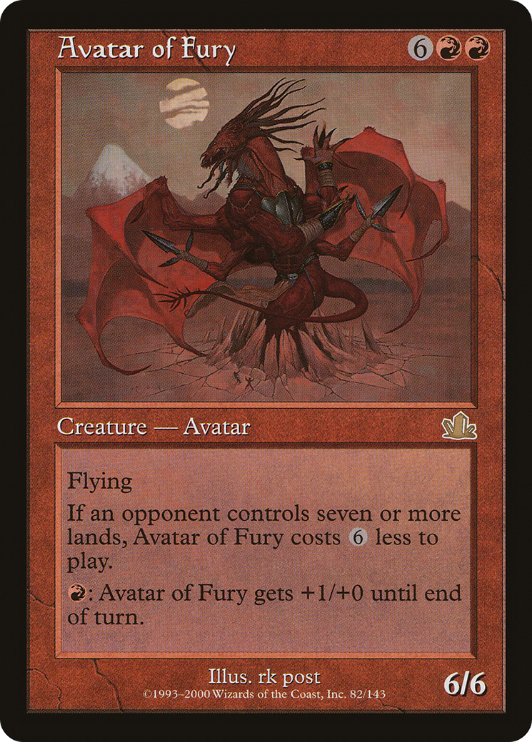 Avatar of Fury (82) [Prophecy] - Deck Out Gaming