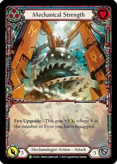 Mechanical Strength (Blue) - LGS226 (LGS226) [Flesh and Blood: Promo Cards] Rainbow Foil - Deck Out Gaming