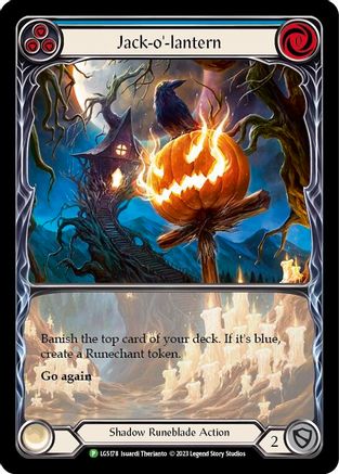 Jack-o'-lantern (Blue) - LGS178 (LGS178) [Flesh and Blood: Promo Cards] - Deck Out Gaming