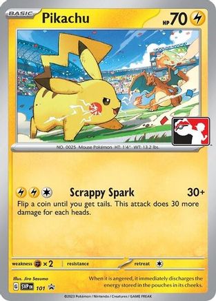 Pikachu - 101 (101) [SV: Scarlet & Violet Promo Cards] - Deck Out Gaming