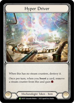 Hyper Driver - FAB176 (FAB176) [Flesh and Blood: Promo Cards] Cold Foil - Deck Out Gaming