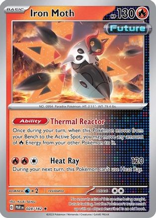 Iron Moth (Cosmos Holo) (28) [SV: Scarlet & Violet Promo Cards] Holofoil - Deck Out Gaming