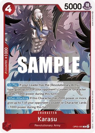 Karasu (OP05-005) [Awakening of the New Era] Foil - Deck Out Gaming