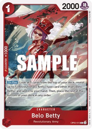 Belo Betty (015) (OP05-015) [Awakening of the New Era] Foil - Deck Out Gaming
