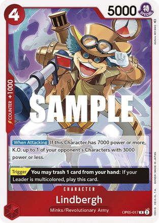 Lindbergh (OP05-017) [Awakening of the New Era] Foil - Deck Out Gaming