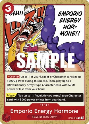 Emporio Energy Hormone (OP05-018) [Awakening of the New Era] - Deck Out Gaming