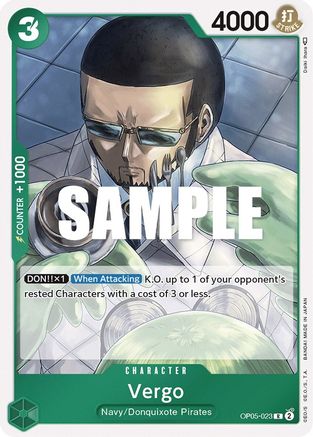 Vergo (OP05-023) [Awakening of the New Era] Foil - Deck Out Gaming