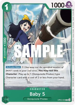Baby 5 (033) (OP05-033) [Awakening of the New Era] - Deck Out Gaming