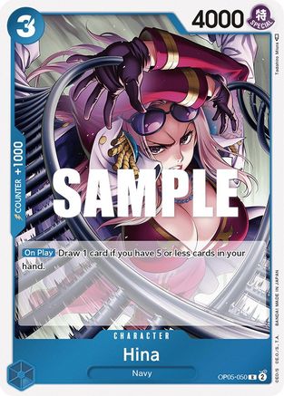 Hina (OP05-050) [Awakening of the New Era] Foil - Deck Out Gaming