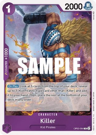 Killer (OP05-064) [Awakening of the New Era] Foil - Deck Out Gaming
