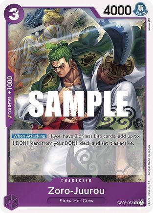 Zoro-Juurou (OP05-067) [Awakening of the New Era] Foil - Deck Out Gaming