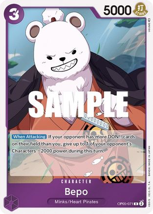 Bepo (OP05-071) [Awakening of the New Era] Foil - Deck Out Gaming