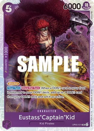 Eustass"Captain"Kid (OP05-074) [Awakening of the New Era] Foil - Deck Out Gaming