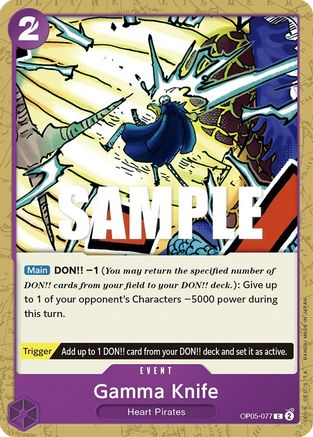 Gamma Knife (OP05-077) [Awakening of the New Era] - Deck Out Gaming