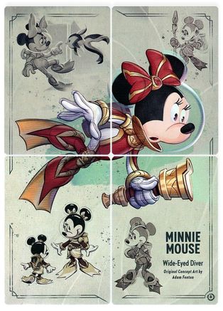 Minnie Mouse - Wide-Eyed Diver Puzzle Insert (Set of 4)  [Rise of the Floodborn]