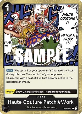 Haute Couture Patch Work (OP05-094) [Awakening of the New Era] Foil - Deck Out Gaming