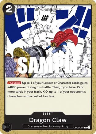 Dragon Claw (OP05-095) [Awakening of the New Era] - Deck Out Gaming