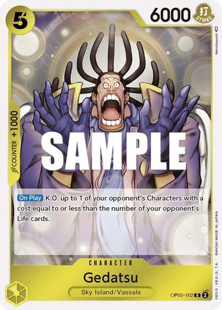 Gedatsu (OP05-102) [Awakening of the New Era] Foil - Deck Out Gaming