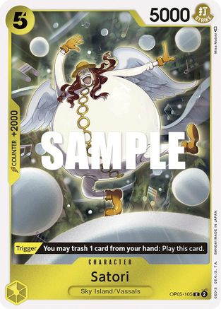 Satori (OP05-105) [Awakening of the New Era] Foil - Deck Out Gaming