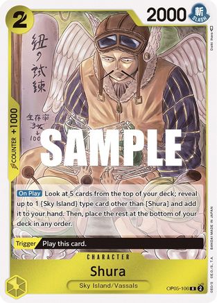 Shura (OP05-106) [Awakening of the New Era] Foil - Deck Out Gaming