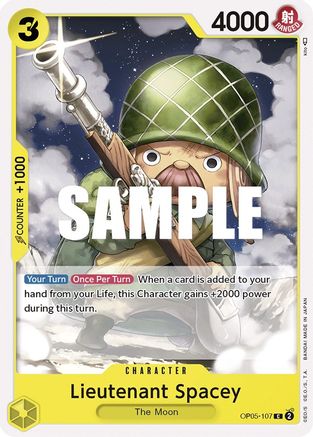 Lieutenant Spacey (OP05-107) [Awakening of the New Era] - Deck Out Gaming